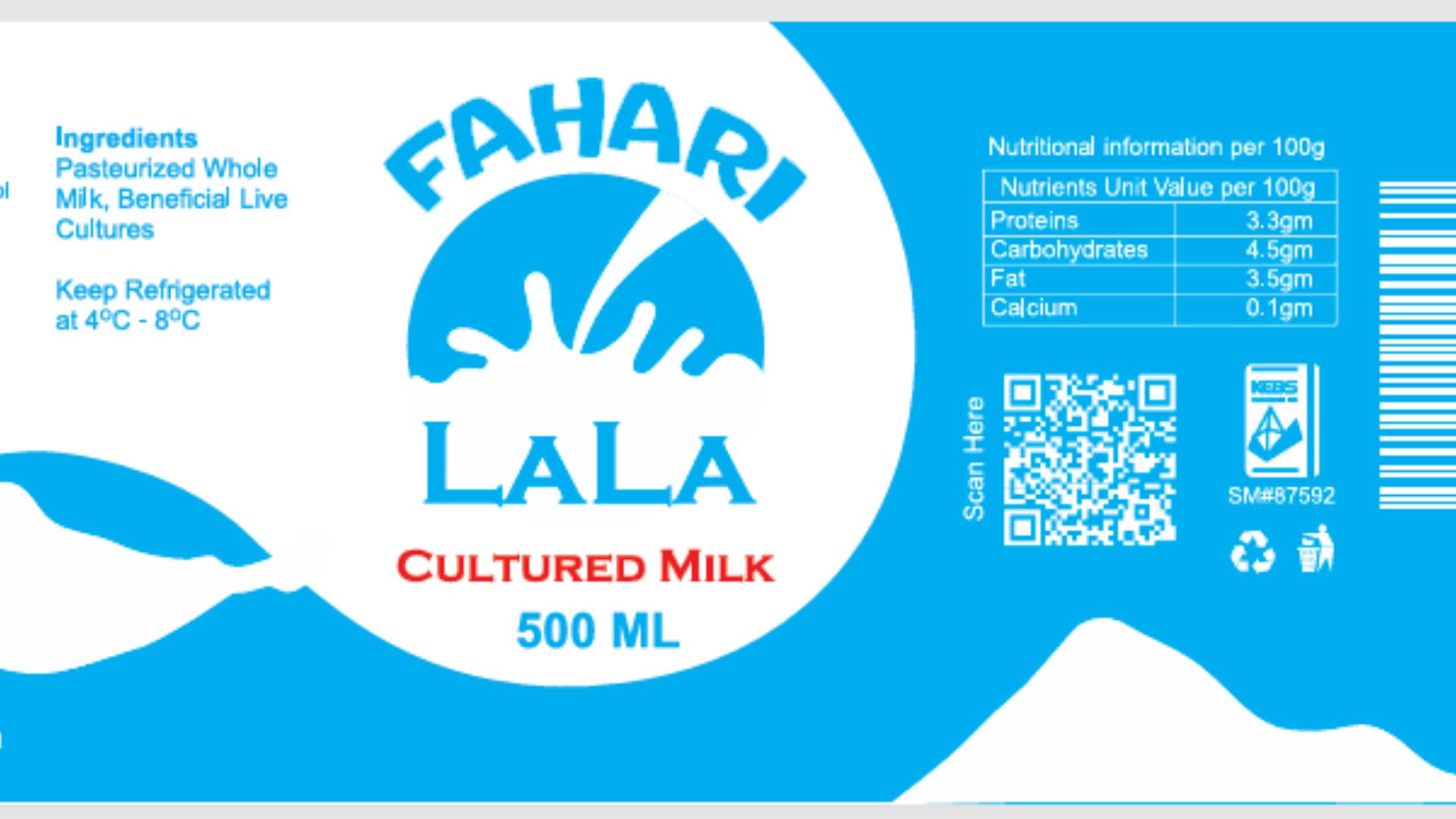 Fahari Mala yoghurt cup
